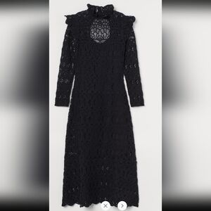 New without tag: H&M Edition Flounce-trimmed Midi Dress